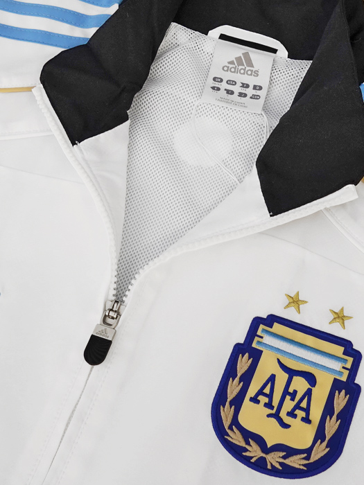 (アディダス) adidas/10/11アルゼンチン代表/プレゼンテーションスーツ/ホワイトXブラック/JJ003-P47820