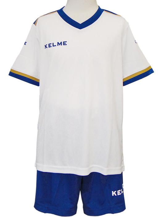 (ケルメ) KELME/フットボールシャツ/パンツセット/ホワイトXロイヤルブルー/3873001-111/簡易配送(CARDのみ/1点限)