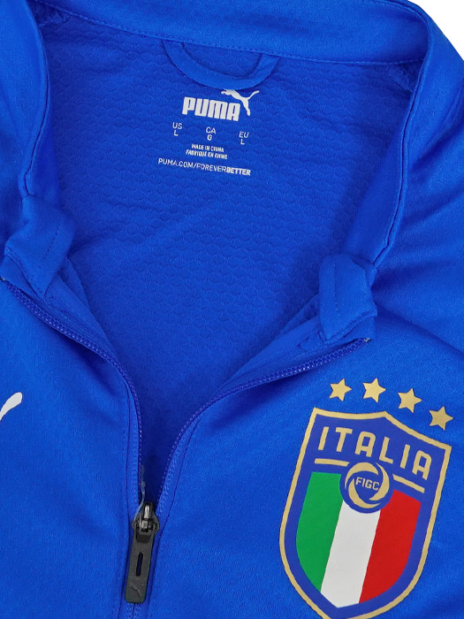 (プーマ) PUMA/2022イタリア代表/PLAYER トレーニング ジャケット/イグナイトブルー/767072-03