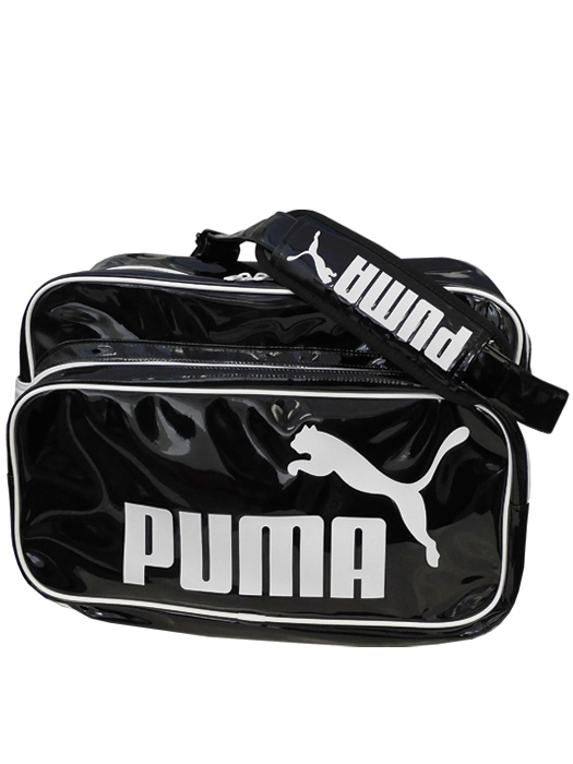 (プーマ) PUMA/トレーニング PU ショルダーバッグ L/プーマブラックXホワイト/079428