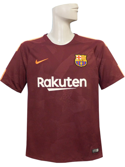 ***背面下BARCAネーム不具合あり***(ナイキ) NIKE/17/18バルセロナ/サード/半袖/楽天スポンサー付/メッシ/847253-683