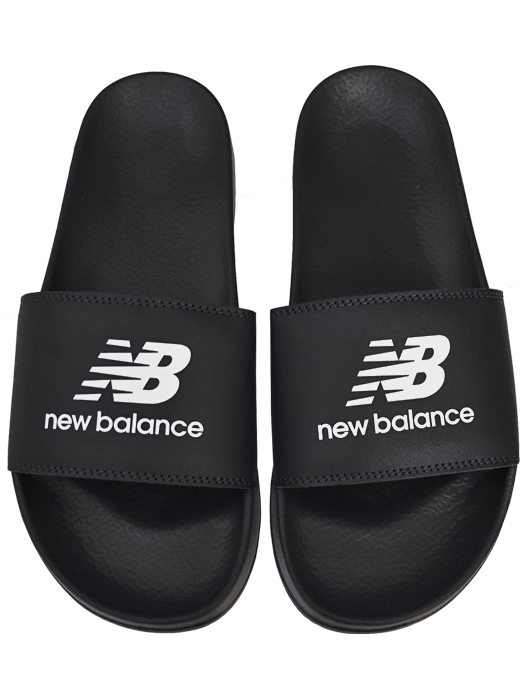 (ニューバランス) new balance/50 SLIDE スポーツサンダル D/ブラックXホワイト/SUF050E2D