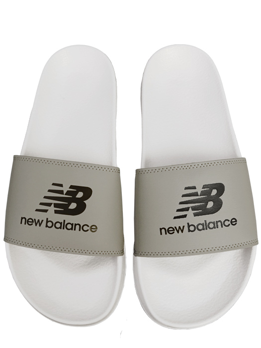 (ニューバランス) new balance/50 SLIDE スポーツサンダル D/ホワイトXグレー/SUF050F2D