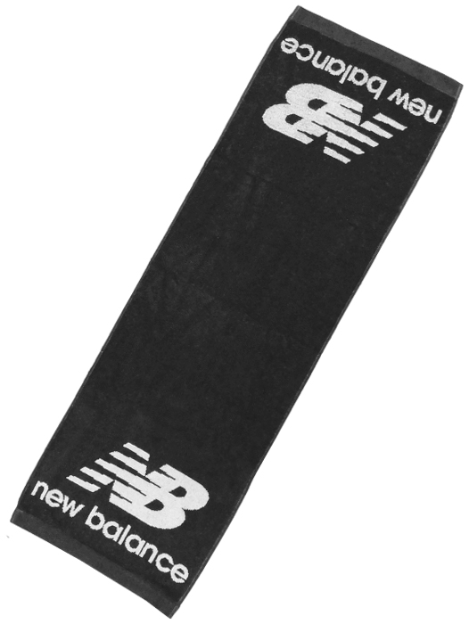 (ニューバランス) new balance/ジャガードスポーツタオル ロゴマーク/ブラックXホワイト/LAM35690