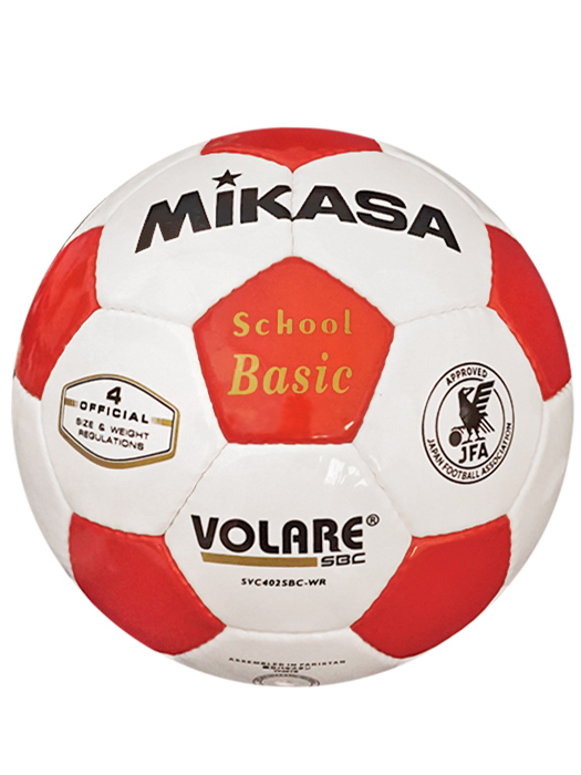 (ミカサ) MIKASA/サッカーボール/ホワイトXレッド/4号/SVC402SBC